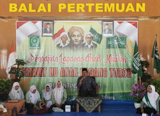 Lapanan Fatayat NU Ancab Toroh di Desa Dimoro