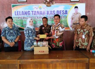 Ratusan Warga Padati Pendopo, Lelang 225 Bidang Tanah Kas Desa Dimoro Tembus Rp827,2 Juta