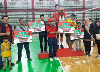 Pemain Proliga Turun Gunung di Seport Center Desa Dimoro