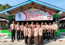 Desa Dimoro Peringati Hari Pramuka ke-62 Tahun 2023