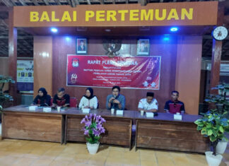 Rapat Pleno Terbuka ( PPS Desa Dimoro )
