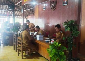 Pemitatan Tumpi Pajak PBB-P2 Desa Dimoro Tahun 2026 Dilaksanakan Per Dusun