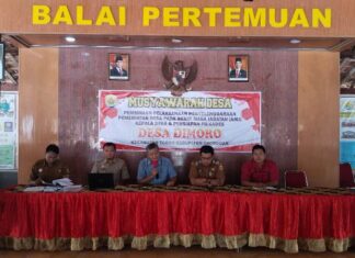 Pemdes Dimoro Ikuti Pembinaan Penyelenggaraan Pemerintahan Desa Jelang Akhir Masa Jabatan Kepala Desa
